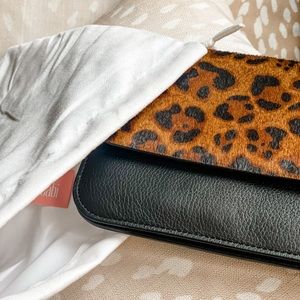 Cabi - Beast Crossbody - cheetah & black leather